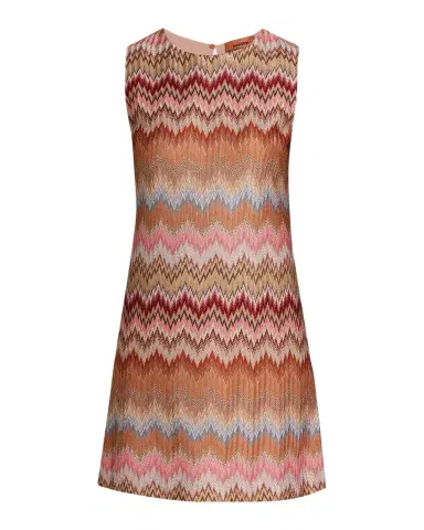 Missoni Multicolor Snake Chevron Sleeveless Mini Dress | Thumbnail 1