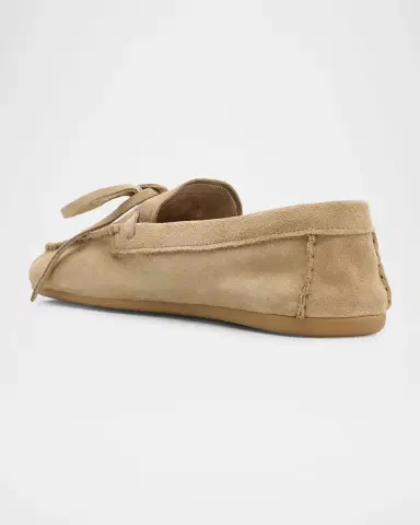 Miu Miu Suede Moccasin Loafers | Thumbnail 2