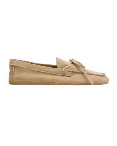 Miu Miu Suede Moccasin Loafers | Thumbnail 1
