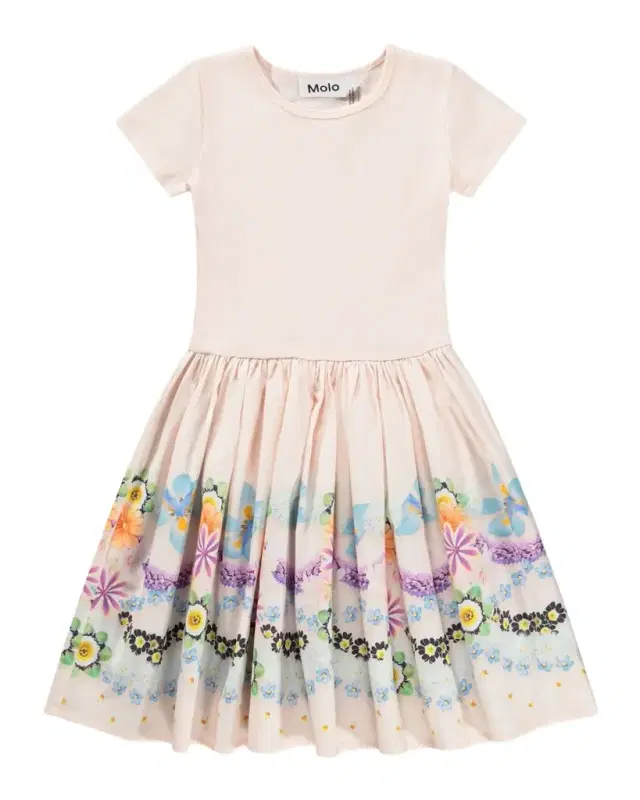 Girl 's Cissa Short-Sleeved Fit & Flare Dress