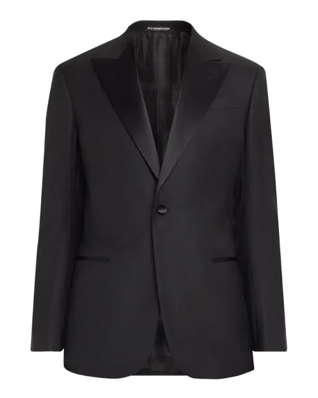 Emporio Armani Men 's Wool-Silk G Line Evening Jacket