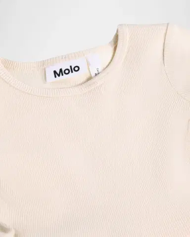 Molo Girl's Carin Short-Sleeve Organic Cotton Dress, Size 6M-2 | Thumbnail 3 Molo Girl's Carin Short-Sleeve Organic Cotton Dress, Size 6M-2 | Thumbnail 3