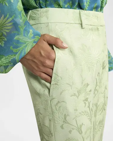 Etro Floral Jacquard Straight-Leg Trousers | Thumbnail 5 Etro Floral Jacquard Straight-Leg Trousers | Thumbnail 5