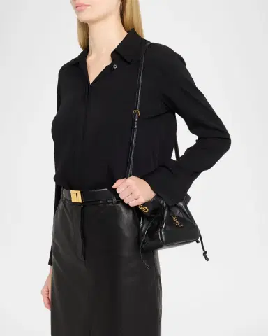 Saint Laurent Jamie Mini YSL Quilted Leather Shoulder Bag | Thumbnail 11