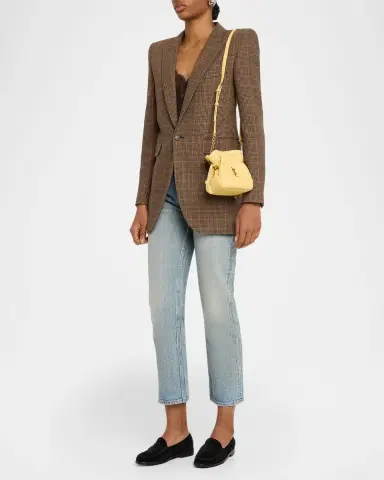 Saint Laurent Jamie Mini YSL Quilted Leather Shoulder Bag | Thumbnail 4