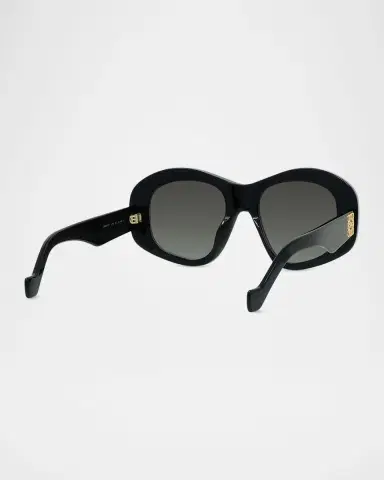 Loewe Anagram 51mm Beveled Acetate Pentagon Sunglasses | Thumbnail 6 Loewe Anagram 51mm Beveled Acetate Pentagon Sunglasses | Thumbnail 6