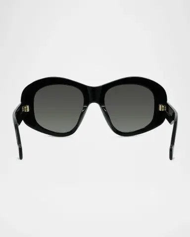 Loewe Anagram 51mm Beveled Acetate Pentagon Sunglasses | Thumbnail 7 Loewe Anagram 51mm Beveled Acetate Pentagon Sunglasses | Thumbnail 7