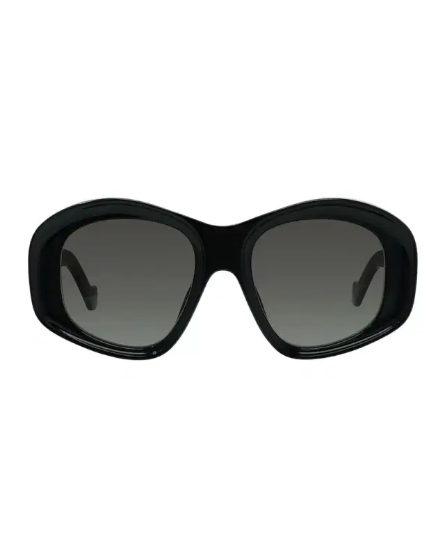 Loewe Anagram 51mm Beveled Acetate Pentagon Sunglasses