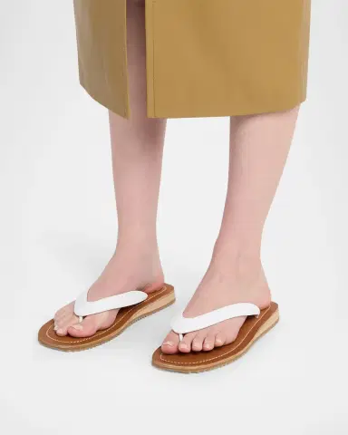 Miu Miu Logo Flat Thong Sandals | Thumbnail 2