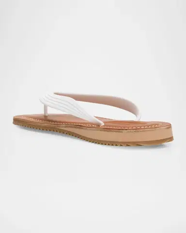 Miu Miu Logo Flat Thong Sandals | Thumbnail 4