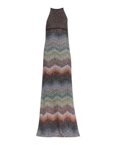 Missoni Sequin Wefted Loom Knit Halterneck Gown | Thumbnail 1