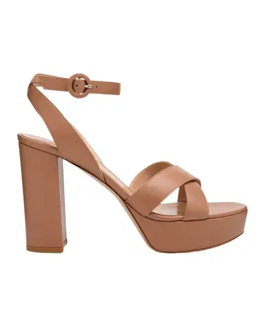 Gianvito Rossi Crisscross Ankle-Strap Platform Sandals | Thumbnail 1