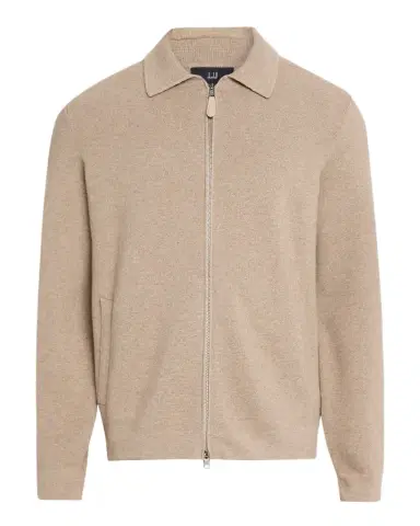 dunhill Men's Cotton and Cashmere Full-Zip Blouson | Thumbnail 1