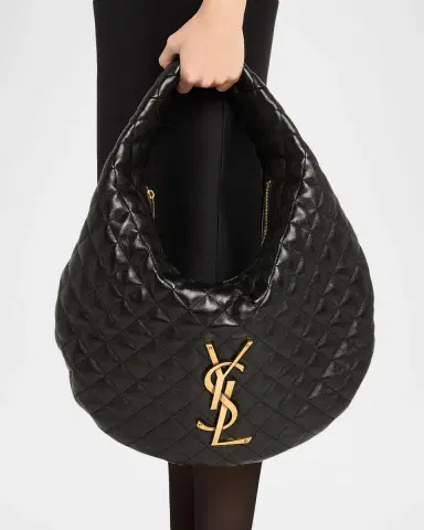 Saint Laurent Icare YSL Quilted Nappa Leather Hobo Bag | Thumbnail 6 Saint Laurent Icare YSL Quilted Nappa Leather Hobo Bag | Thumbnail 6