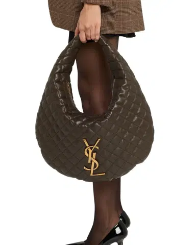 Saint Laurent Icare YSL Quilted Nappa Leather Hobo Bag | Thumbnail 1 Saint Laurent Icare YSL Quilted Nappa Leather Hobo Bag | Thumbnail 1