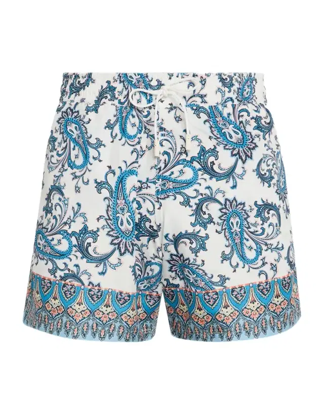 Etro Men 's Paisley-Print Roma Swim Shorts