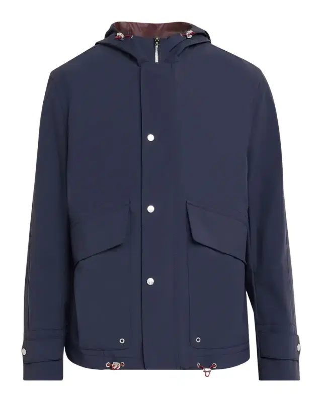 Brunello Cucinelli Men's Hooded Water-Resistant Jacket