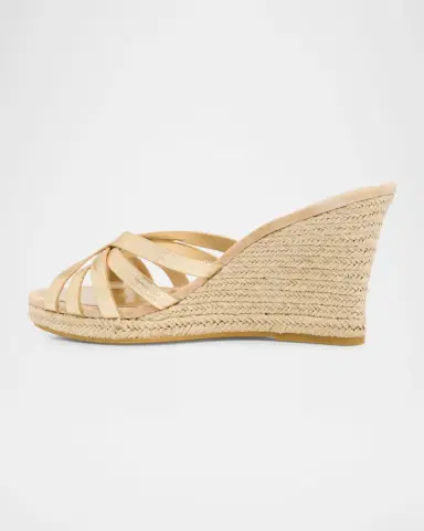 Veronica Beard Phylina Leather Espadrille Wedge Sandals | Thumbnail 4