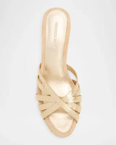 Veronica Beard Phylina Leather Espadrille Wedge Sandals | Thumbnail 6