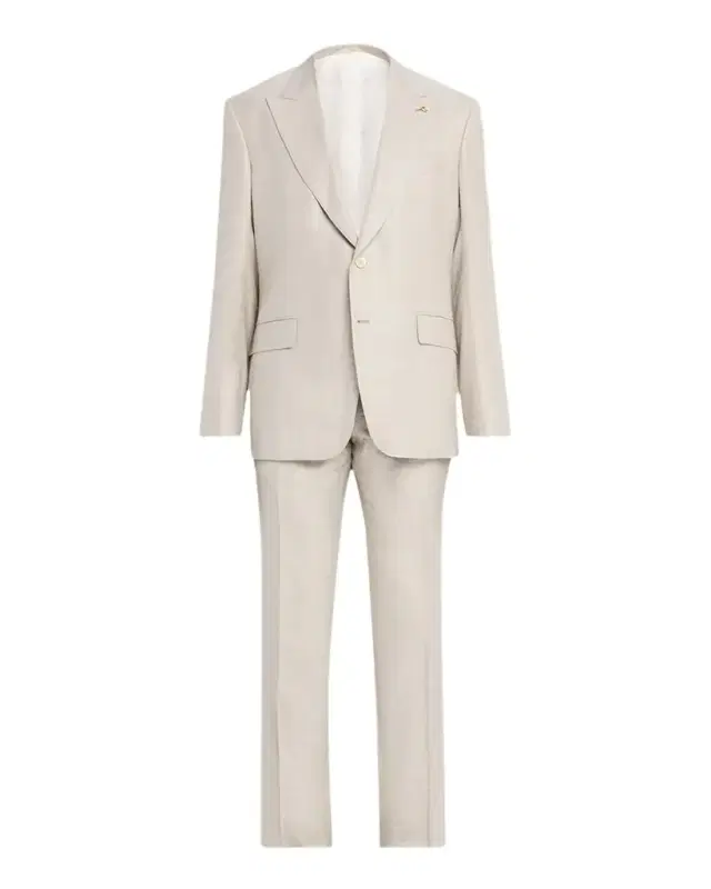 Men 's Wool, Silk and Linen Sharkskin Suit