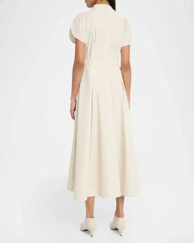 3.1 Phillip Lim A-Line Tulip-Sleeve Midi Dress | Thumbnail 3