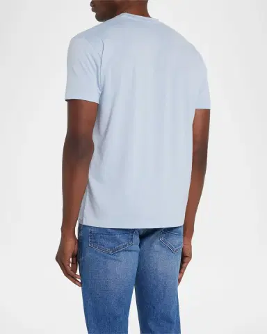 Tom Ford Men's Lyocell-Cotton Crewneck T-Shirt | Thumbnail 3