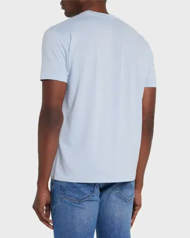 Tom Ford Men's Lyocell-Cotton Crewneck T-Shirt | Thumbnail 6