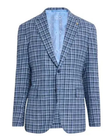 Stefano Ricci Men's Wool, Silk and Cotton Check Sport Coat | Thumbnail 1