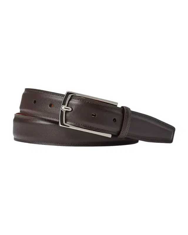 Ralph Lauren Purple Label Calfskin Belt