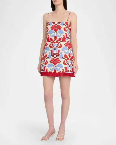 Cara Cara Valencia Printed Mini Dress | Thumbnail 4 Cara Cara Valencia Printed Mini Dress | Thumbnail 4