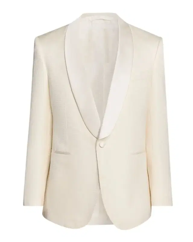 Stefano Ricci Men 's Textured Linen Silk-Shawl Lapel Evening Jacket