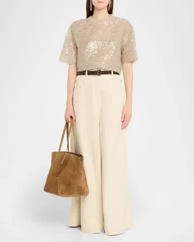 Brunello Cucinelli BC Duo Suede Medium Bag | Thumbnail 5