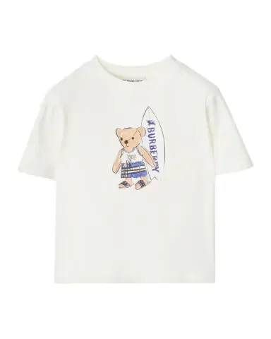 Burberry Boy's Surfer Bear Cotton T-Shirt | Thumbnail 1 Burberry Boy's Surfer Bear Cotton T-Shirt | Thumbnail 1