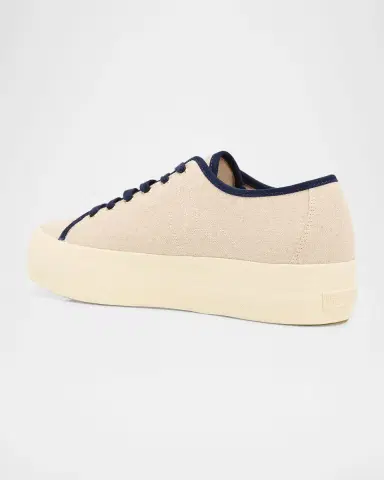 Veronica Beard Truett Platform Canvas Sneakers | Thumbnail 4 Veronica Beard Truett Platform Canvas Sneakers | Thumbnail 4