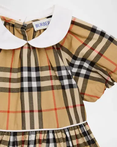 Burberry Girl's Check Cotton Dress with Bloomers | Thumbnail 3 Burberry Girl's Check Cotton Dress with Bloomers | Thumbnail 3