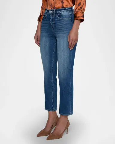 L 'AGENCE Celestia Straight Cropped Jeans | Thumbnail 5