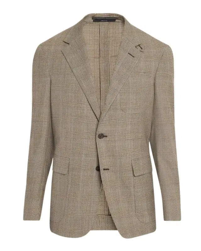 dunhill Men 's Wool and Cashmere Check Sport Coat