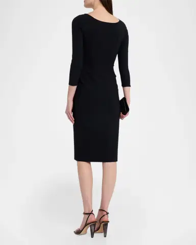 Chiara Boni La Petite Robe Litsa Rhinestone-Embellished Jersey Dress | Thumbnail 3 Chiara Boni La Petite Robe Litsa Rhinestone-Embellished Jersey Dress | Thumbnail 3