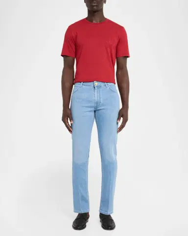 Stefano Ricci Men's Tonal Logo Crewneck T-Shirt | Thumbnail 2