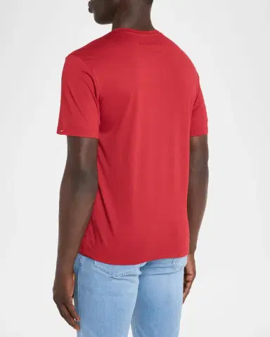 Stefano Ricci Men's Tonal Logo Crewneck T-Shirt | Thumbnail 3