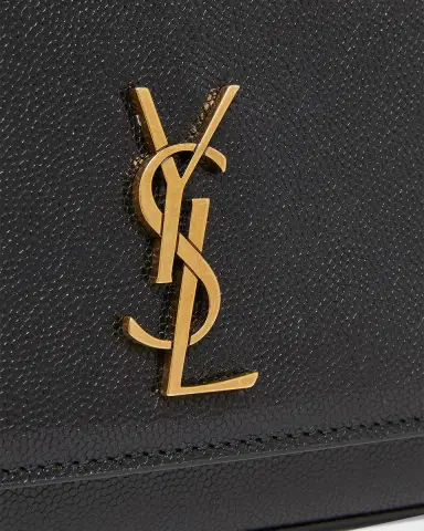 Saint Laurent Kate YSL Pebbled Leather Clutch Bag | Thumbnail 5 Saint Laurent Kate YSL Pebbled Leather Clutch Bag | Thumbnail 5