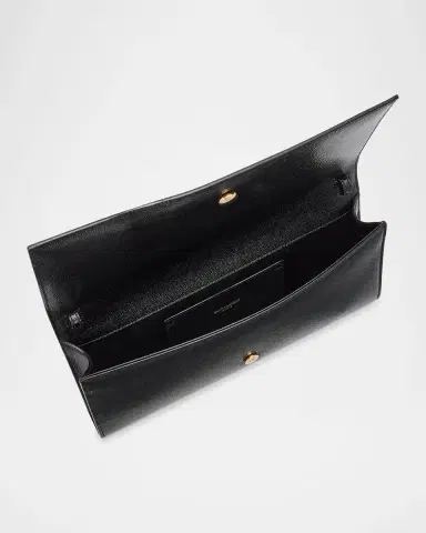 Saint Laurent Kate YSL Pebbled Leather Clutch Bag | Thumbnail 8 Saint Laurent Kate YSL Pebbled Leather Clutch Bag | Thumbnail 8