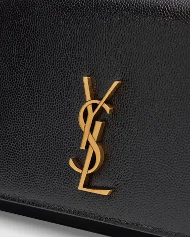 Saint Laurent Kate YSL Pebbled Leather Clutch Bag | Thumbnail 10 Saint Laurent Kate YSL Pebbled Leather Clutch Bag | Thumbnail 10