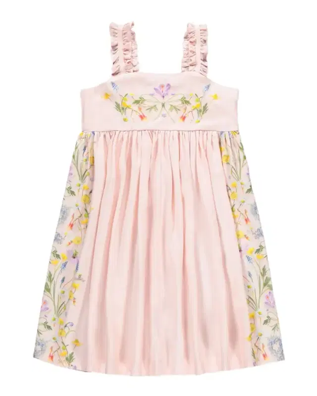 Girl 's Cypress Sleeveless Floral Print Dress