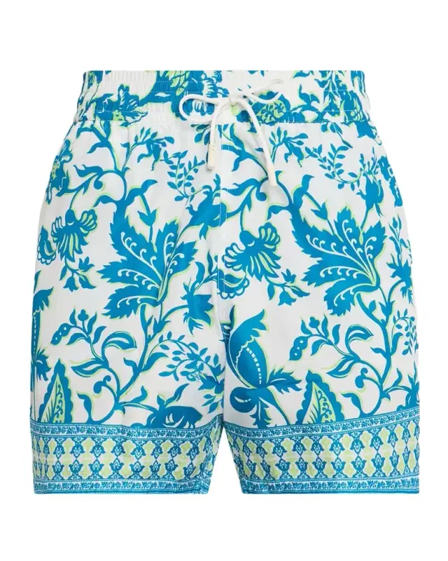 Etro Men 's Floral Roma-Fit Swim Trunks