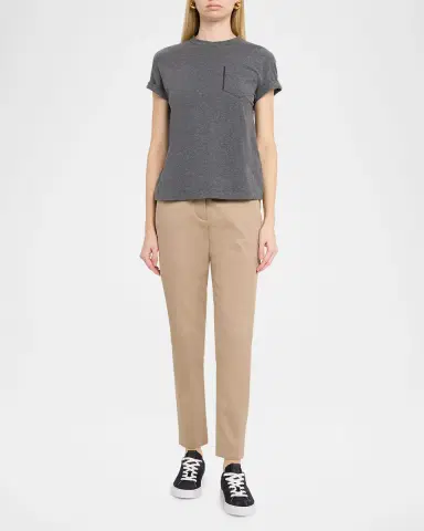 Brunello Cucinelli Monili Suede Low-Top Sneakers | Thumbnail 3 Brunello Cucinelli Monili Suede Low-Top Sneakers | Thumbnail 3