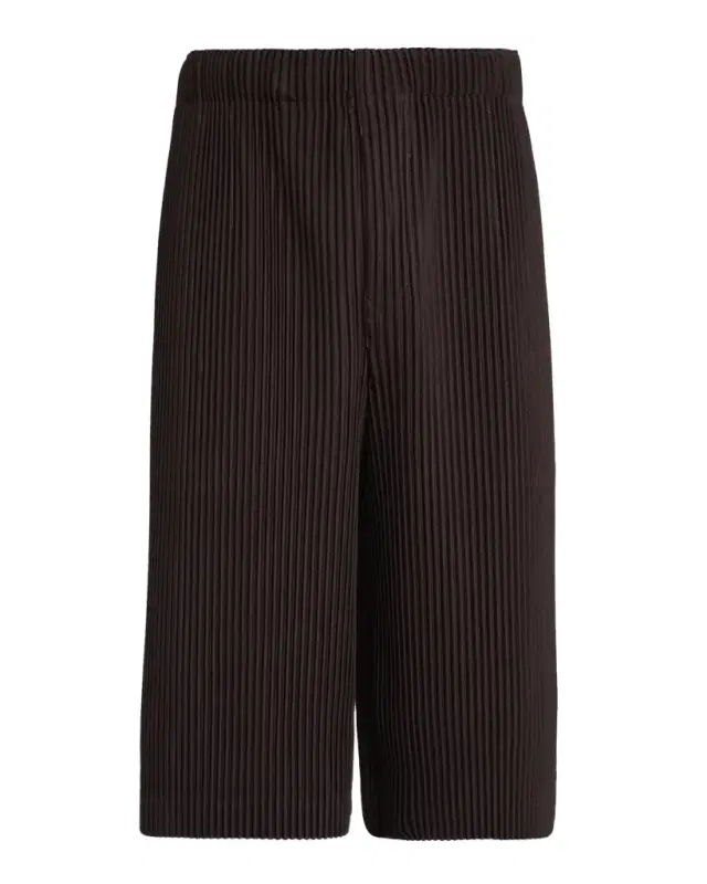 Homme Plisse Issey Miyake Men 's Pleated Bermuda Shorts