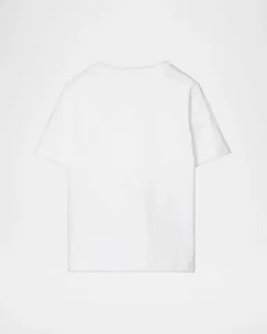 Burberry Kid's Check-Trim Cotton T-Shirt | Thumbnail 3 Burberry Kid's Check-Trim Cotton T-Shirt | Thumbnail 3