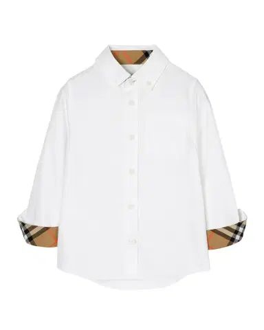 Burberry Boy's Cotton Oxford Shirt | Thumbnail 3 Burberry Boy's Cotton Oxford Shirt | Thumbnail 3