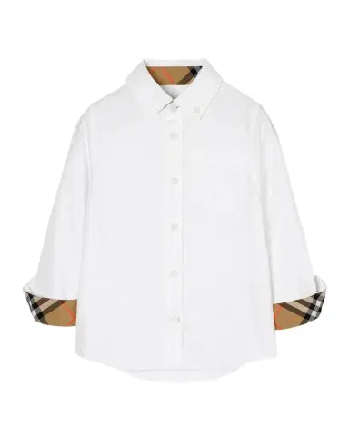 Burberry Boy's Cotton Oxford Shirt | Thumbnail 1 Burberry Boy's Cotton Oxford Shirt | Thumbnail 1